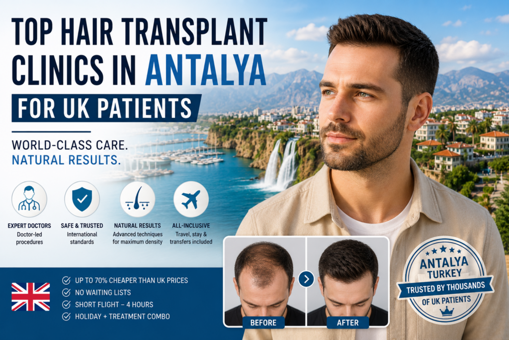 Top Hair Transplant Clinics in Antalya for UK Patients